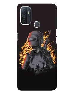 Чохол для OPPO A32 з картинкою «PUBG — вогняний силует» Чохол для OPPO A32 з картинкою «PUBG — вогняний силует»