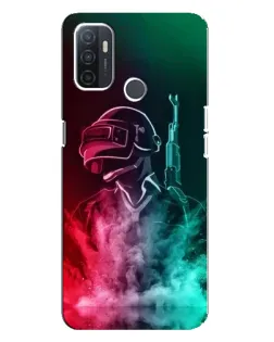 Чохол для OPPO A32 з картинкою «PUBG — вогняний воїн» Чохол для OPPO A32 з картинкою «PUBG — вогняний воїн»