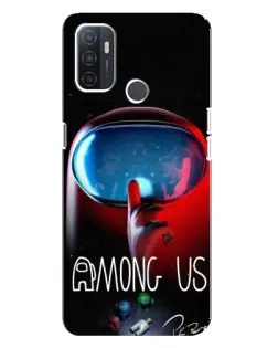 Чохол для OPPO A32 з картинкою «Червоний імпостер — макро» Чохол для OPPO A32 з картинкою «Червоний імпостер — макро»