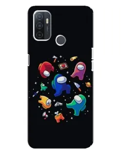 Чохол для OPPO A32 з картинкою «Among Us космос»