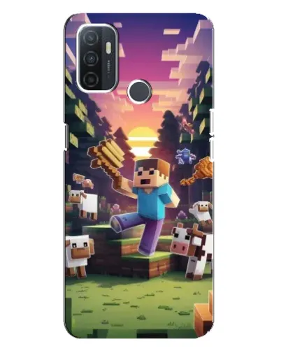 Чохол для OPPO A32 з картинкою «Стів на фермі»