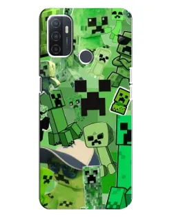 Чохол для OPPO A32 з картинкою «Кріпери Minecraft» Чохол для OPPO A32 з картинкою «Кріпери Minecraft»