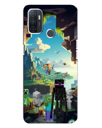 Чохол для OPPO A32 з картинкою «Ендермен у лісі»