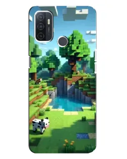 Чохол для OPPO A32 з картинкою «Minecraft літній день»