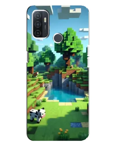 Чохол для OPPO A32 з картинкою «Minecraft літній день»