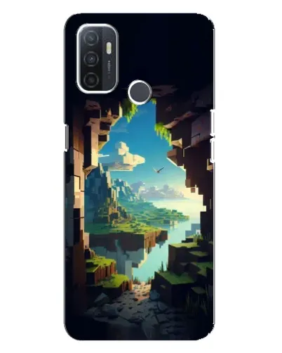 Чохол для OPPO A32 з картинкою «Вид з печери»