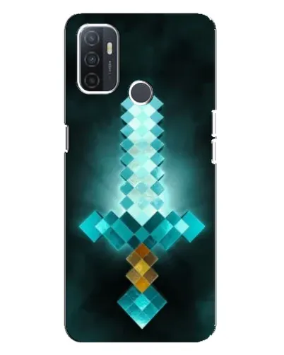Чохол для OPPO A32 з картинкою «Алмазний меч неон»