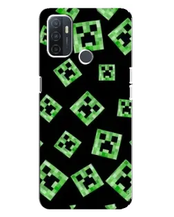 Чохол для OPPO A32 з картинкою «Паттерн з кріперами»