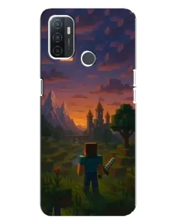 Чохол для OPPO A32 з картинкою «Стів біля вежі»