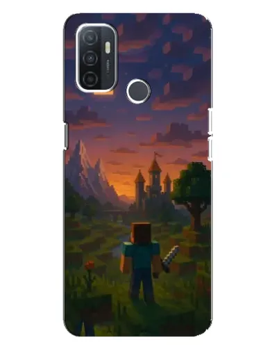 Чохол для OPPO A32 з картинкою «Стів біля вежі»