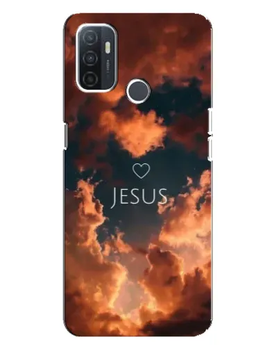 Чохол для OPPO A32 з картинкою «Сяйво Імені Jesus»