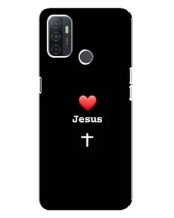 Чохол для OPPO A32 з картинкою «Серце - Jesus» Чохол для OPPO A32 з картинкою «Серце - Jesus»