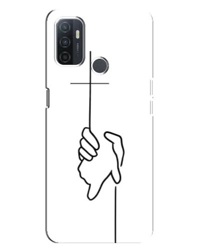 Чохол для OPPO A32 з картинкою «Рука тримає»