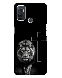 Чохол для OPPO A32 з картинкою «Лев та Хрест» Чохол для OPPO A32 з картинкою «Лев та Хрест»