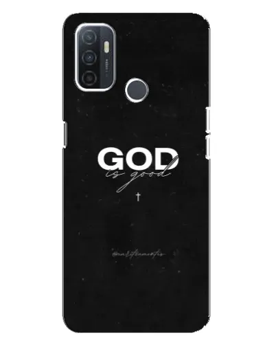 Чохол для OPPO A32 з картинкою «GOD — Бог над усім»