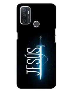 Чохол для OPPO A32 з картинкою «Меч Духа Jesus»