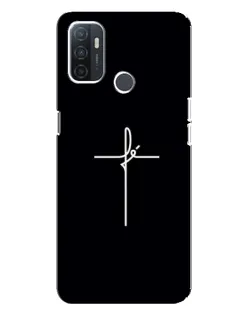 Чехол для OPPO A32 с картинкой «Тонкий крест» Чехол для OPPO A32 с картинкой «Тонкий крест»