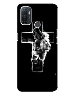 Чехол для OPPO A32 с картинкой «Сияющий крест Jesus» Чехол для OPPO A32 с картинкой «Сияющий крест Jesus»