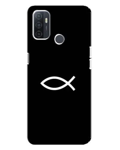 Чехол для OPPO A32 с картинкой «Символ рыбы Jesus» Чехол для OPPO A32 с картинкой «Символ рыбы Jesus»