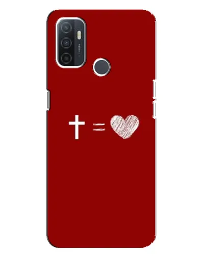 Чехол для OPPO A32 с картинкой «Уравнение любви» Чехол для OPPO A32 с картинкой «Уравнение любви»
