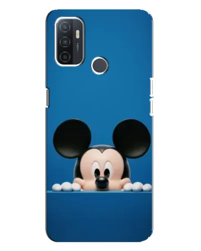 Чехол для OPPO A32 с картинкой «Микки выглядывает»