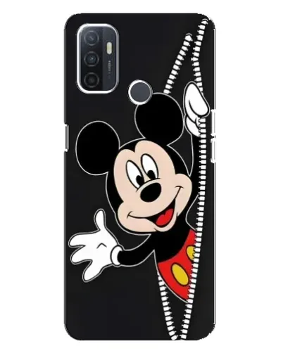 Чехол для OPPO A32 с картинкой «Микки раздвигает стены»