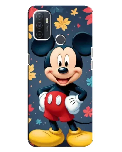 Чехол для OPPO A32 с картинкой «Осенний Mickey Mouse»
