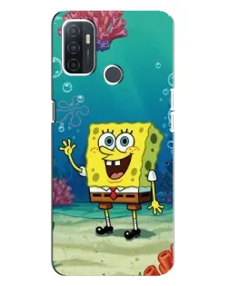 Чехол для OPPO A32 с картинкой «Подводный привет»