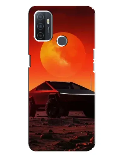 Чохол для OPPO A32 з картинкою «Cybertruck на Марсі»