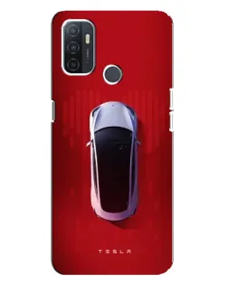 Чохол для OPPO A32 з картинкою «Tesla Top View» Чохол для OPPO A32 з картинкою «Tesla Top View»