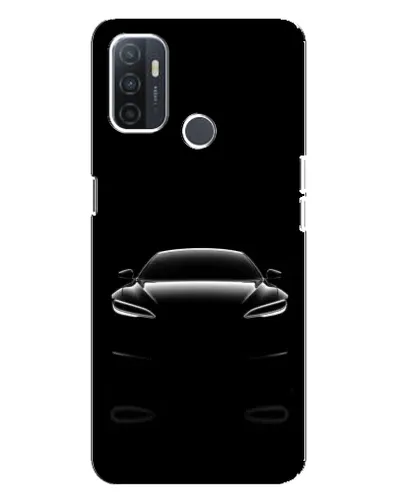 Чохол для OPPO A32 з картинкою «Силует Tesla Night»