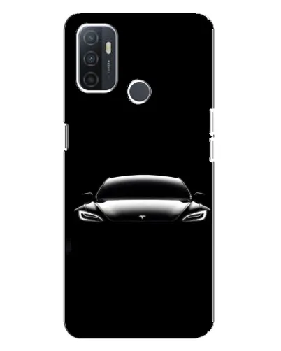 Чохол для OPPO A32 з картинкою «Фари Tesla Night»