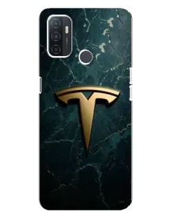 Чохол для OPPO A32 з картинкою «Мармурова Tesla Gold» Чохол для OPPO A32 з картинкою «Мармурова Tesla Gold»