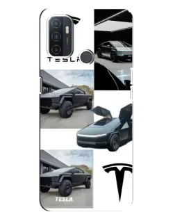 Чохол для OPPO A32 з картинкою «Колаж Cybertruck Tesla» Чохол для OPPO A32 з картинкою «Колаж Cybertruck Tesla»