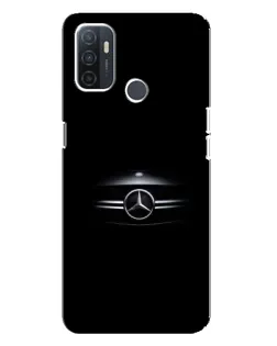 Чохол для OPPO A32 з картинкою «Mercedes — абстрактні лінії»