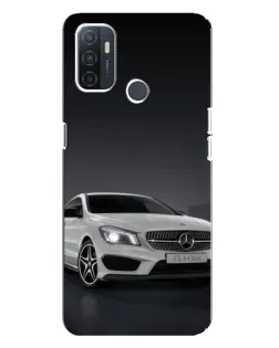 Чохол для OPPO A32 з картинкою «Mercedes AMG GT Silver»