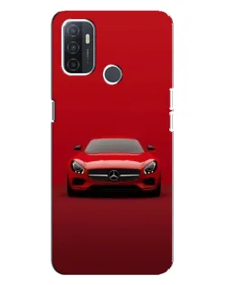 Чохол для OPPO A32 з картинкою «Червоний Mercedes AMG»