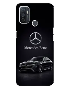Чохол для OPPO A32 з картинкою «Mercedes — решітка радіатора»