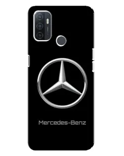 Чохол для OPPO A32 з картинкою «Mercedes Silver Logo»