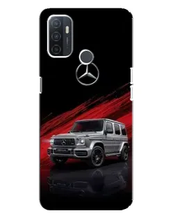 Чохол для OPPO A32 з картинкою «Mercedes G-Class червоний»