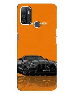 Чохол для OPPO A32 з картинкою «Помаранчевий Mercedes AMG»