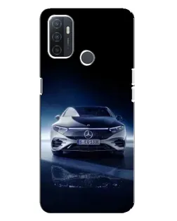 Чохол для OPPO A32 з картинкою «Нічний Mercedes EQ»