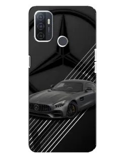 Чохол для OPPO A32 з картинкою «Mercedes AMG — графіка»