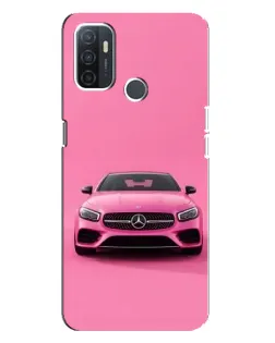 Чохол для OPPO A32 з картинкою «Рожевий Mercedes AMG»