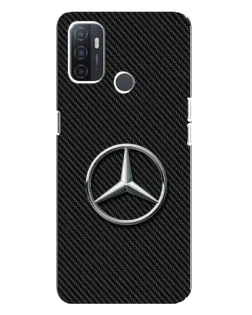 Чохол для OPPO A32 з картинкою «Карбоновий Mercedes стиль»
