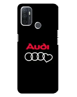 Чохол для OPPO A32 з картинкою «Логотип Audi Heart» Чохол для OPPO A32 з картинкою «Логотип Audi Heart»