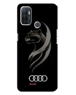 Чохол для OPPO A32 з картинкою «Графіка — пантера та Audi» Чохол для OPPO A32 з картинкою «Графіка — пантера та Audi»