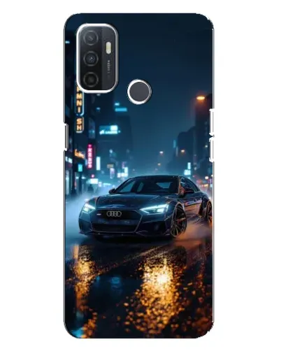 Чохол для OPPO A32 з картинкою «Нічне місто та Audi» Чохол для OPPO A32 з картинкою «Нічне місто та Audi»