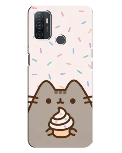 Чохол для OPPO A32 з картинкою «Пушин з кексом» Чохол для OPPO A32 з картинкою «Пушин з кексом»
