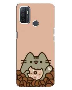Чохол для OPPO A32 з картинкою «Кавовий Пушин» Чохол для OPPO A32 з картинкою «Кавовий Пушин»